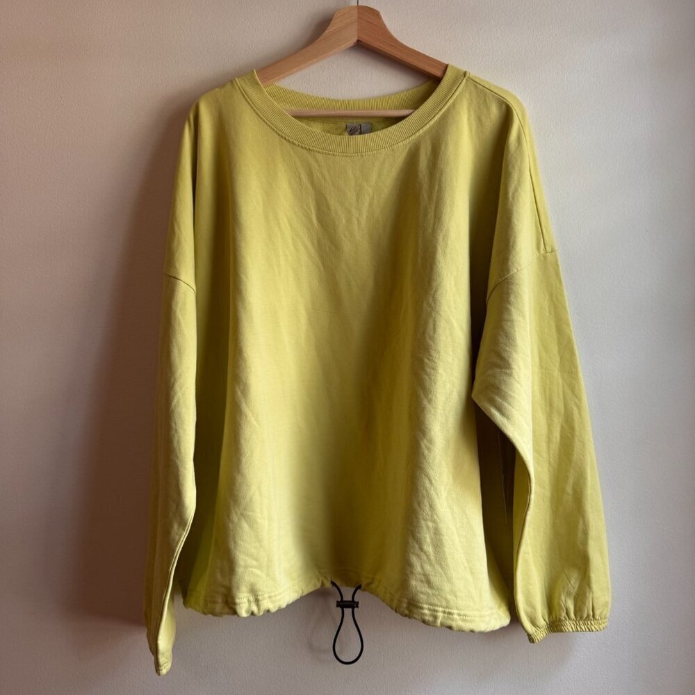 Z by Zella Womens Green Crop Sweatshirt Size 3X